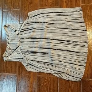 Lauren Conrad business striped blouse